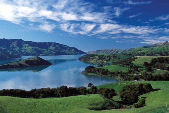 Akaroa Shore Excursion: Banks Peninsula, Christchurch City and Giants House Tour - Crossing Banks Peninsula from Akaroa