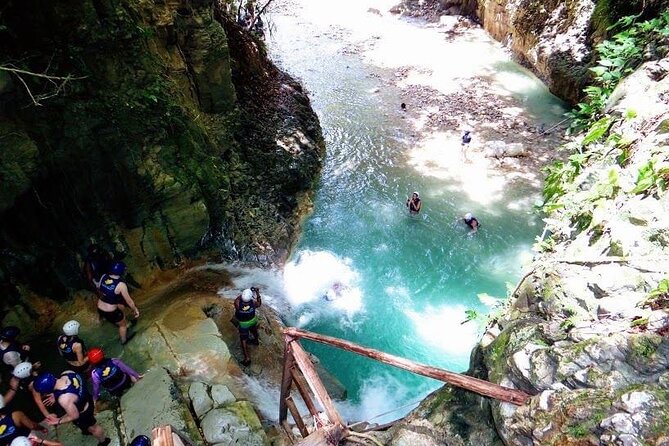 Amber Cove and Taino bay Cruise Ship – 7 Waterfalls - The uphill walk before the first waterfall