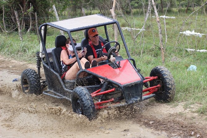 Amber Cove & Taino Bay Shore Excursion: 2 person Buggy Tour - Showers, lockers, and the trip back to port