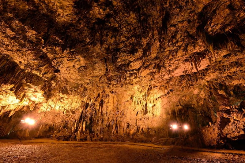 Argostoli: Shore Excursion to Caves with Local Wine Tasting - Melissani Lake, where sunlight reaches underground water