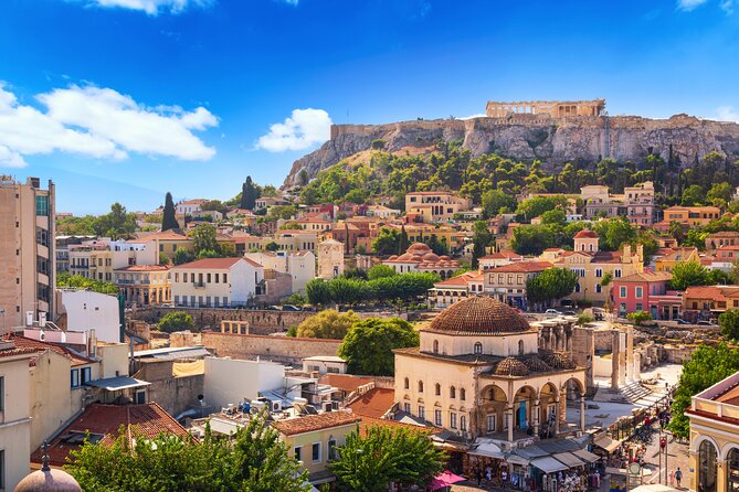 Athens for CRUISE SHIPS with opt. Acropolis from Piraeus Port - Monastiraki for lunch and shopping