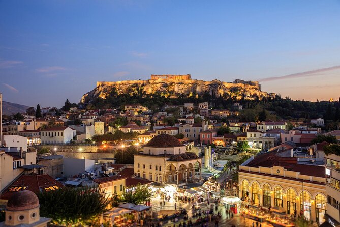 "Athens in a Glimpse with Cruise Port Pickup & Drop-Off" - Monastiraki and the Ancient Marketplace