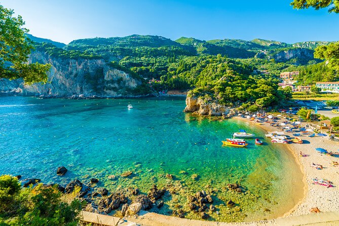 Best Corfu for CRUISE SHIPS including beach break and Old Town - The Paleokastritsa monastery and its uphill approach