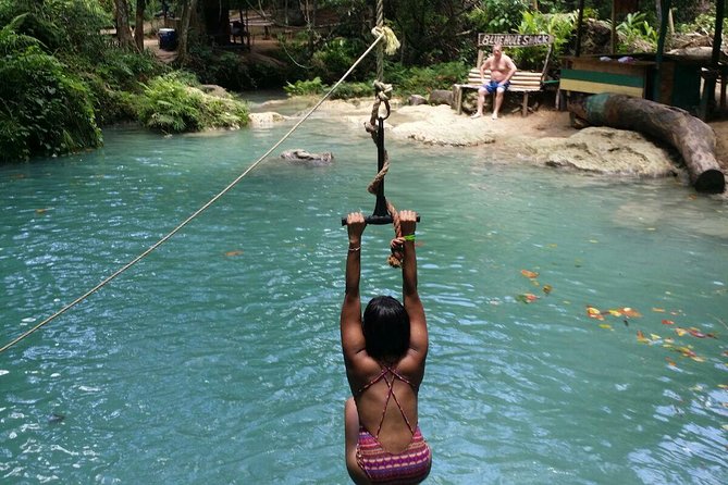 Blue Hole Waterfall & Beach Break Shore Excursion from Port of Falmouth - What $102.57 buys you