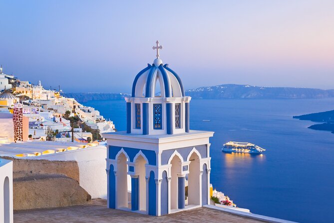 Bypass Sky Tram: Santorini Tour for Cruise Passengers - Megalochori shows a quieter Santorini