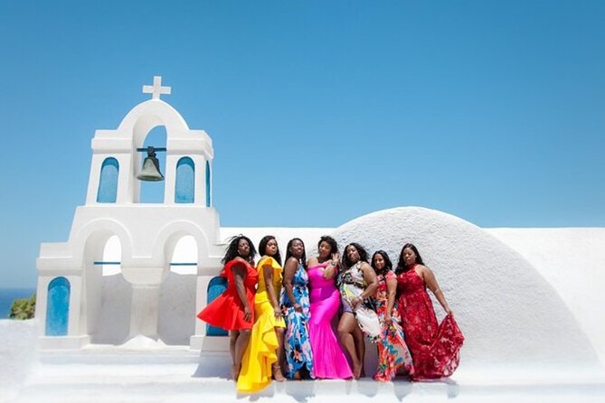 Bypass Sky Tram: Santorini Tour for Cruise Passengers - Finikia’s blue dome gives you the classic photo
