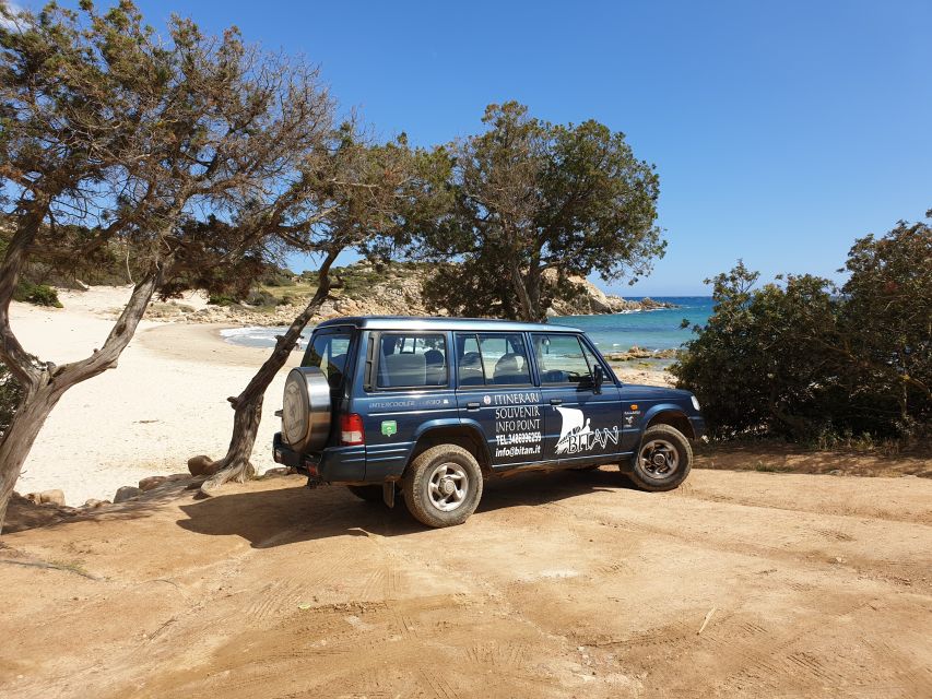 Cagliari Shore Excursion: Amazing Hidden Beaches Jeep Tour - Cala Antoni Areddu and S’isola Manna