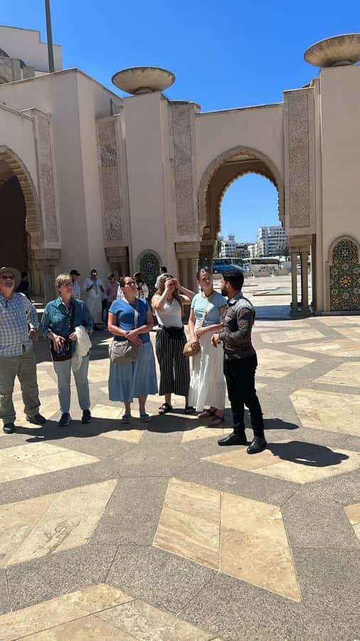 Casablanca day trip from the cruise ship passenger. - Mahkama Court and the royal precinct