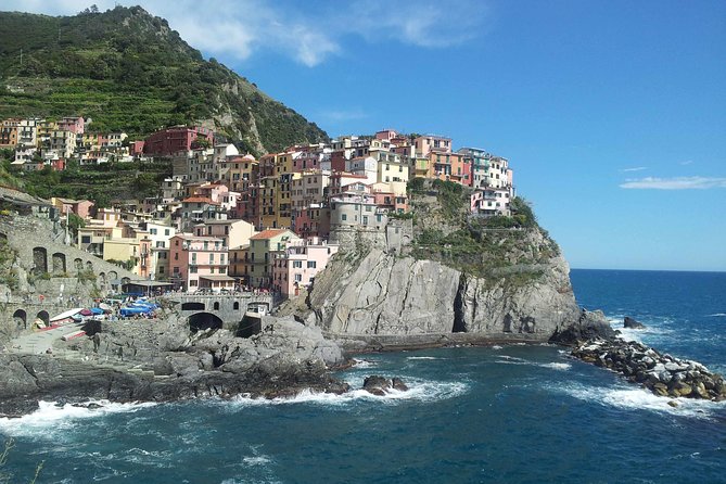 Cinque Terre Private Tour by Minivan and Ferry-Boat Shore excursion from Livorno - Riomaggiore: the first look at Cinque Terre