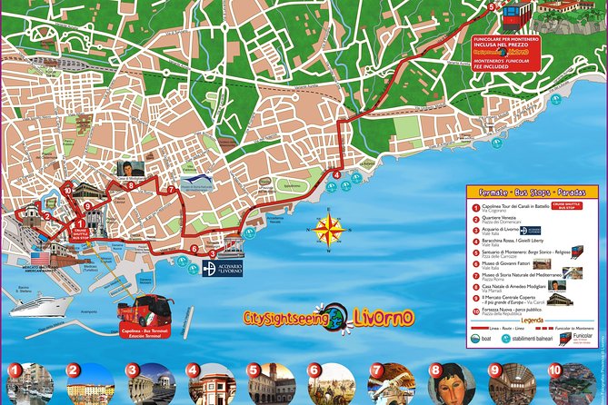 City Sightseeing Livorno Hop-On Hop-Off Bus Tour - Stop 1: Quartiere della Venezia and the cruise shuttle terminal