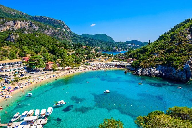 Corfu Tour with Boat Trip Designed for Cruise Passengers - One hour at Paleokastritsa Beach
