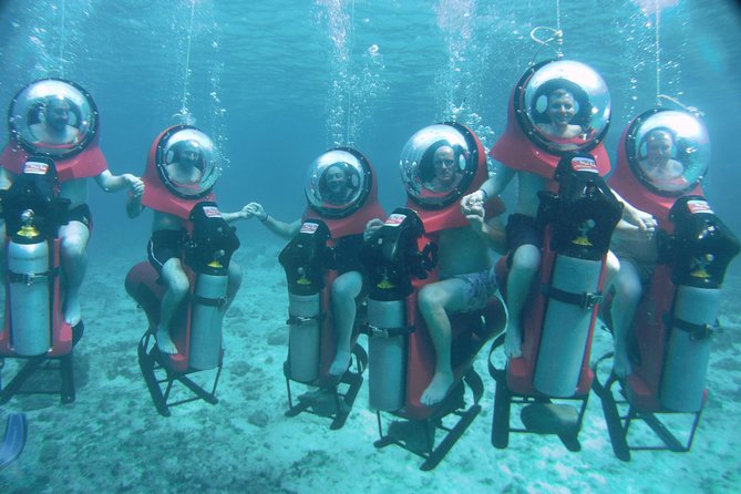 Cozumel Shore Excursion: Mini-SUB Diving Adventure - Learning the hand signals and entering the mini-SUB