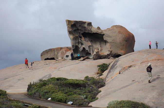 Cruise Ship Flinders Chase Tour - Admirals Arch shows the rough edge of the southern coast