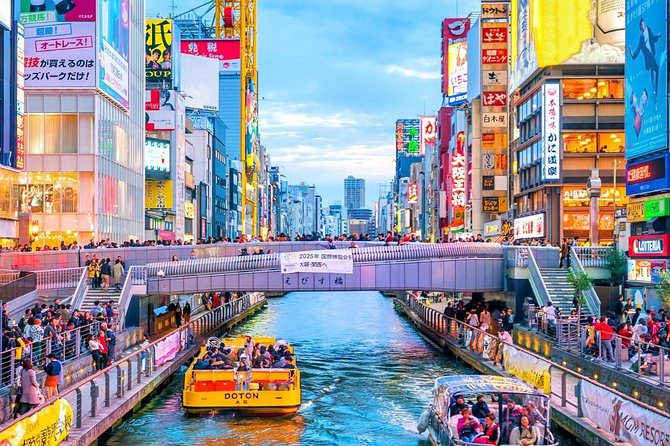 Cruise Stop-Over: Private Custom Day trip to Osaka from Kobe Port - Dotonbori, where Osaka turns up the volume