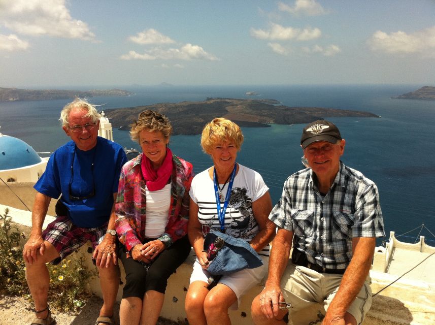 Cruise Traveller's Shore Excursion - Starting below Fira and meeting your escort