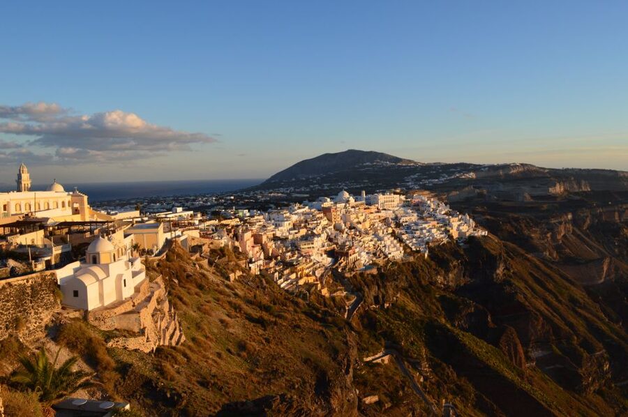 Cruise Traveller's Shore Excursion - Prophet Elias for the island-wide view