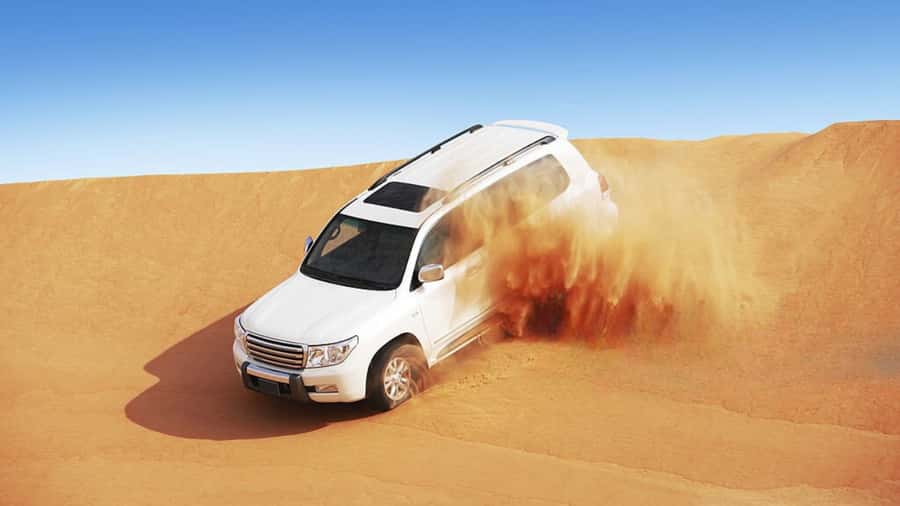 Doha: Half Day Desert Safari From Airport/Hotel/Cruise Port - A short camel ride at the desert entrance