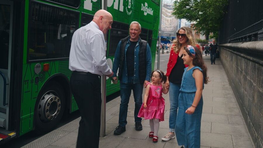 Dublin: Cruise Excursion Hop-On Hop-Off Tour & Rail Ticket - O’Connell Street and the northern start