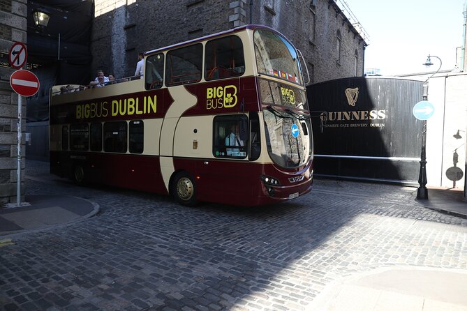 Dublin Shore Excursion, Live Guided Open-top, Hop-on Hop-off Sightseeing Tour - Whiskey stops and the Guinness Storehouse