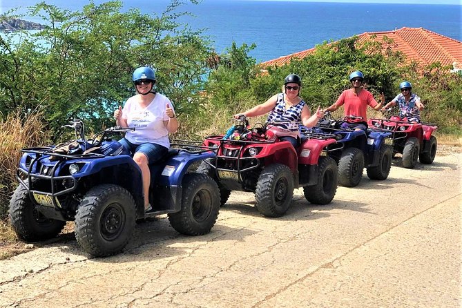 For cruise passengers: Guided ATV Tour of Dutch & French St. Maarten - The French Nature Reserve and Jesus Walk