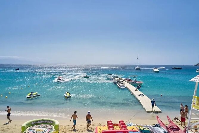 For Cruise Ships: Beach Escape and Free Time in Mykonos Town - Elia Beach first, then the streets of Mykonos Town