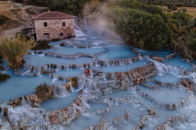 from Civitavecchia: Saturnia natural hot springs experience - Cascate del Mulino: 45 minutes in natural hot water