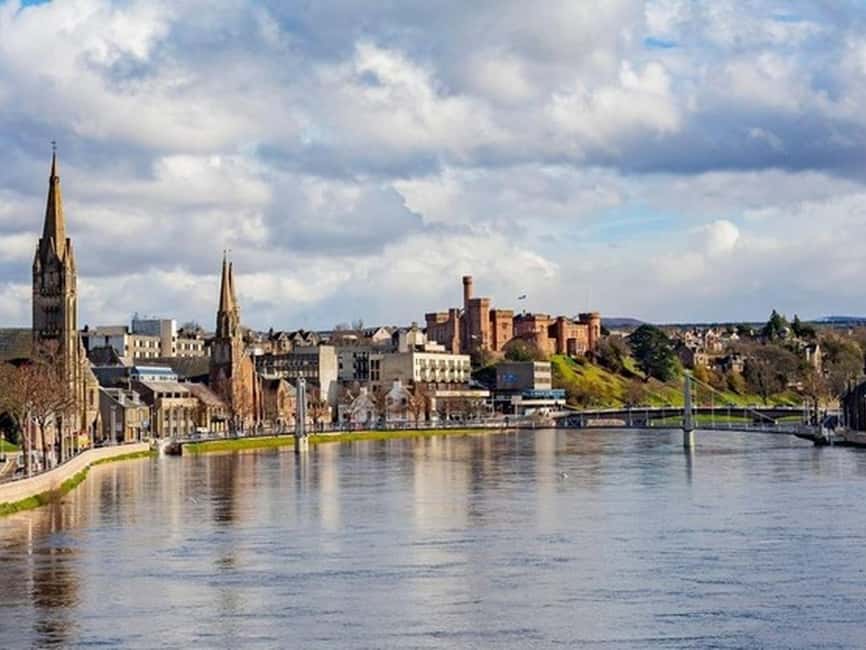 From Invergordon: Loch Ness & Inverness via Beauly - Leaving Invergordon for the Highlands