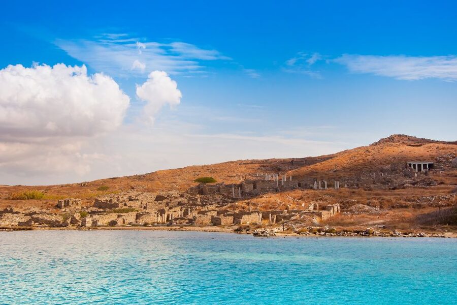From Mykonos Cruise Port: Delos Guided Tour - The guided walk through Delos