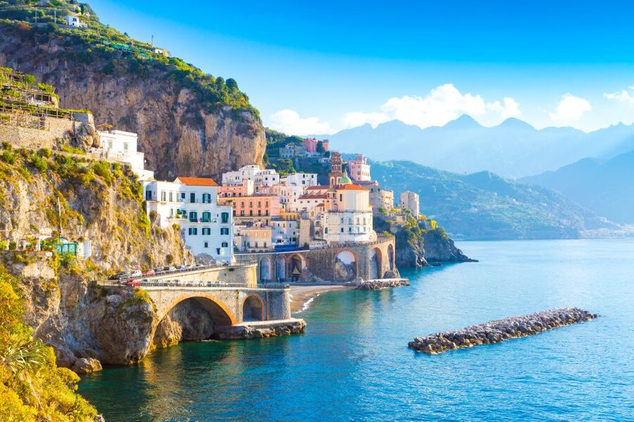 From Naples: Shore Excursion to Positano, Amalfi and Ravello - Leaving Naples for the coastal road