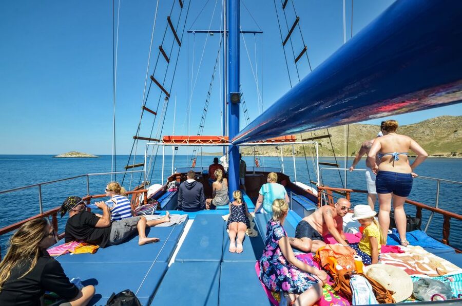 From the Port of Kos: Full Day Boat Cruise to 3 Islands - Three islands and a full day at sea