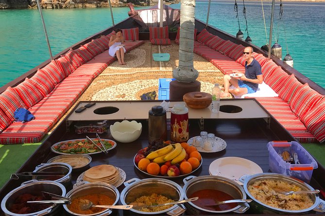 Full Day Dhow Cruise to Khor Sham with lunch & Snorkeling (Shore excursions) - What the six-hour schedule feels like