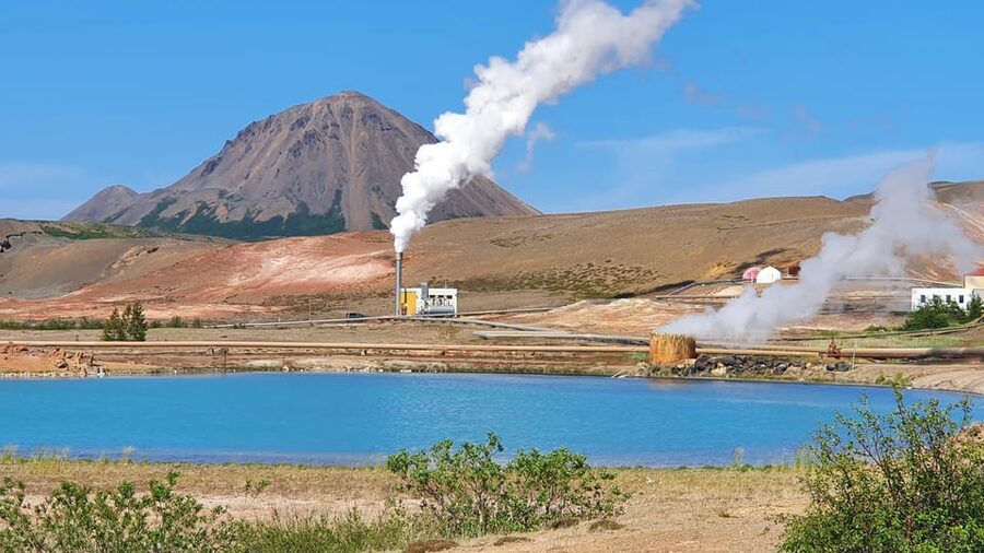 German-speaking shore excursion Góðafoss & Mývatn from Akureyri in a small group - Hverir, where the earth boils