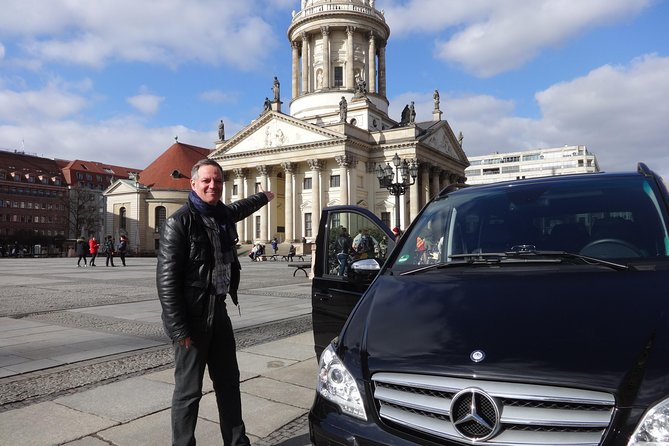 Group Driving Tour 1 to 6 people. Berlin Shore Excursion incl pick-up at Port - Checkpoint Charlie and the Cold War story