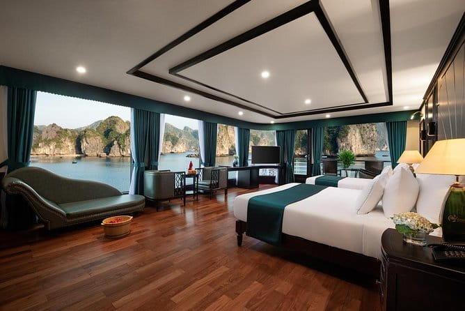 Halong Bay Shore Excursion: Full Day Cruise Tour from Cruise Port - Vietnamese lunch on board