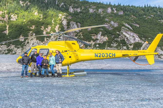 Juneau Shore Excursion: Helicopter Tour and Guided Icefield Walk - Stepping onto the ice at Herbert Glacier