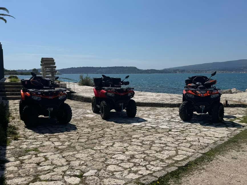 Kefalonia: Guided Quad Bike Safari (Cruise Ship Friendly) - Trading pavement for pine forest and stone tracks