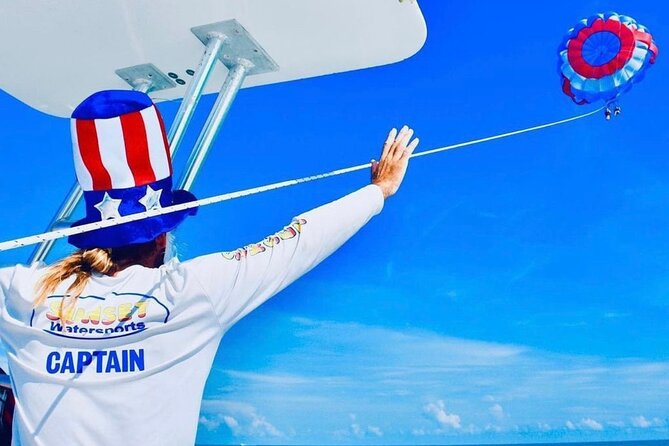 Key West Parasailing: Ideal For Cruise Ship & Downtown Guests - Key West and the historic seaport view
