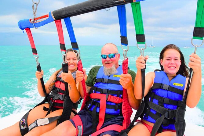 Key West Parasailing: Ideal For Cruise Ship & Downtown Guests - The Florida Keys National Marine Sanctuary from above
