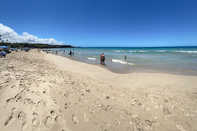 Kona Cruise Ship Excursion Hapuna Beach Day & NHS - Kiholo Bay is a ten-minute photo stop