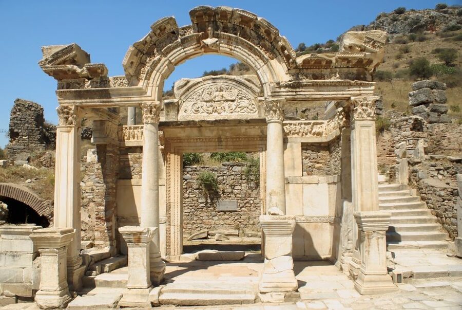 Kusadasi: Ephesus and Sirince Skip-the-Line Shore Excursion - Walking Curetes Street toward the Library of Celsus