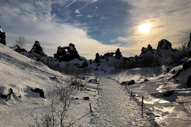 Lake Myvatn Day Tour and Godafoss Waterfall for Cruise Ships from Akureyri Port - Grjótagjá cave and the continental rift