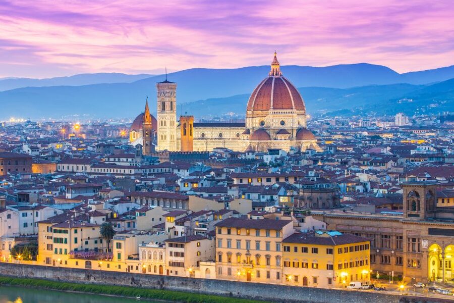 Livorno: Florence and Pisa Private Shore Tour - Piazzale Michelangelo gives Florence the right opening view
