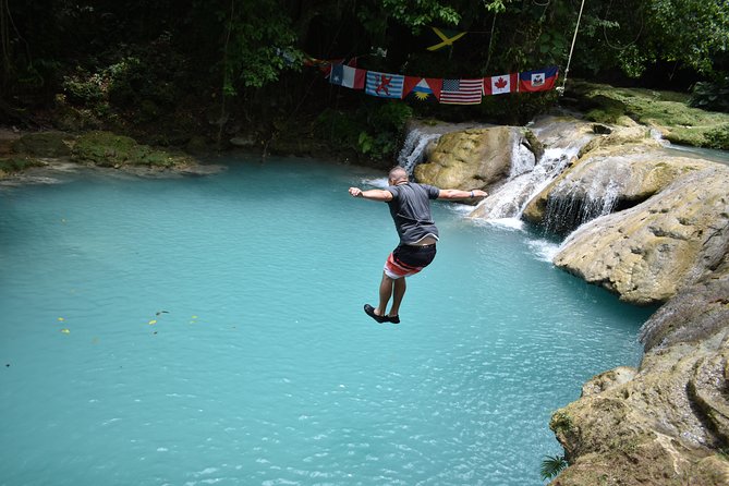 Montego Bay Shore Excursion: Blue Hole & Secret Falls Tour plus Shopping - Lunch at Scotchies and Ocho Rios shopping