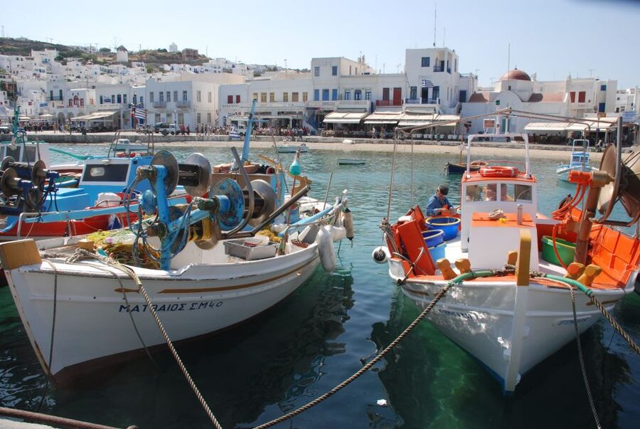 Mykonos Shore Excursion: City & Island Tour - The panorama point above Mykonos Town