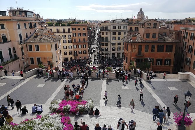 Private Shore Excursion From Civitavecchia Port - The Spanish Steps lead into Rome’s shopping streets