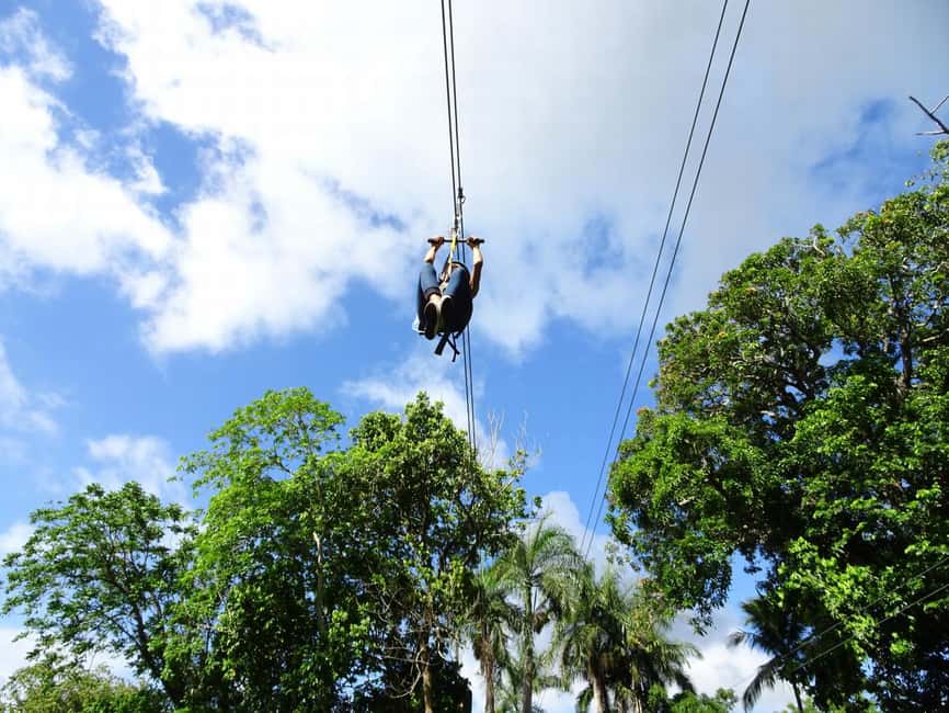 Puerto Plata ATV N Zip Adventure | Shore Excursion & Hotel - Finishing with the pool zip line