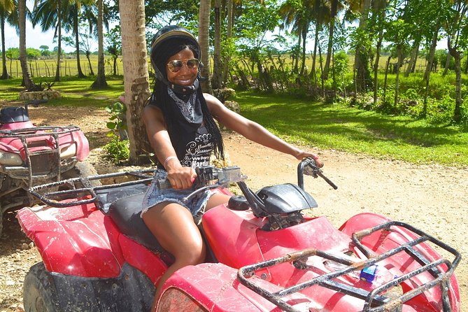 Puerto Plata Shore Excursion: ATV adventure for Amber Cove & Taino Bay Passenger - Through villages, trees, and muddy tracks