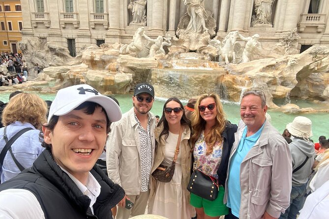 Rome: Exclusive 6 hour sightseeing tour in Golf cart for Cruisers - Trevi Fountain, Rome’s classic first stop