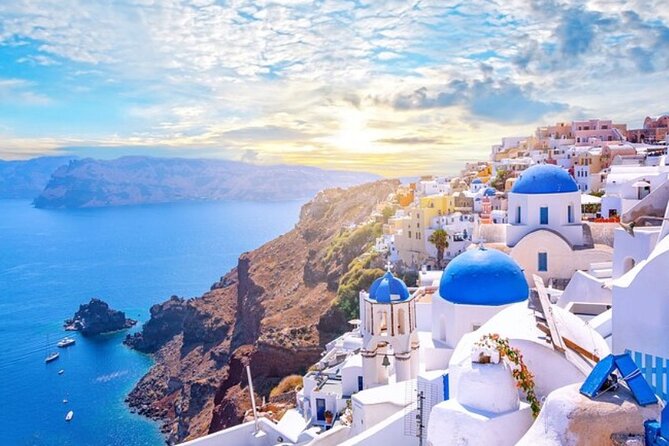 Santorini Shore Excursion: Skip Sky Tram & Port Pickup - Finikia gives you the first big view
