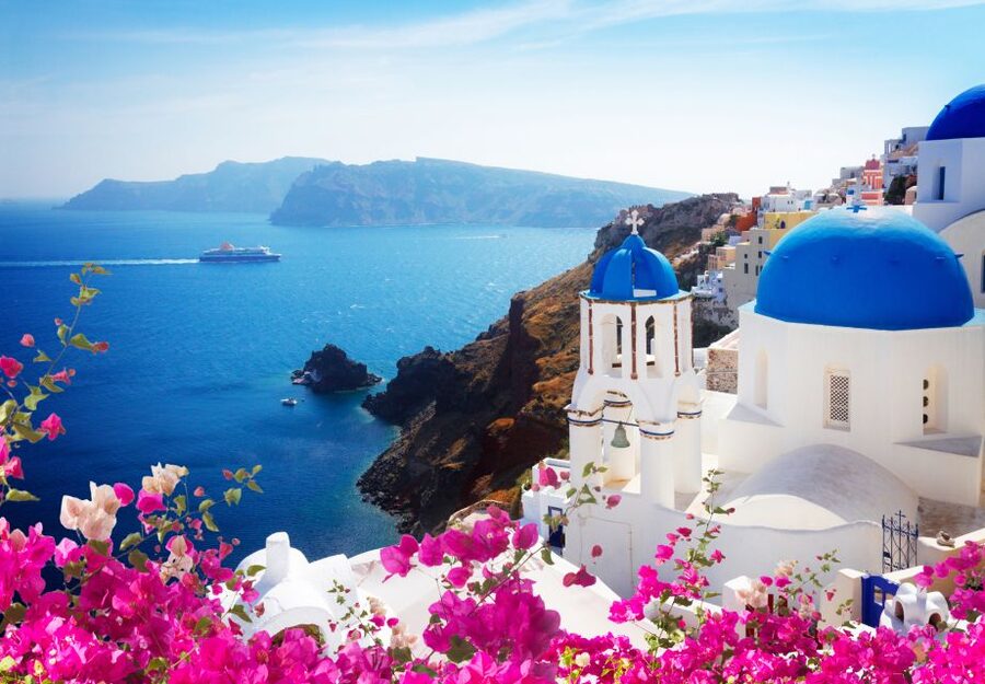 Santorini: Small-Group Shore Tour for Cruise Ships - Firostefani and the famous blue dome